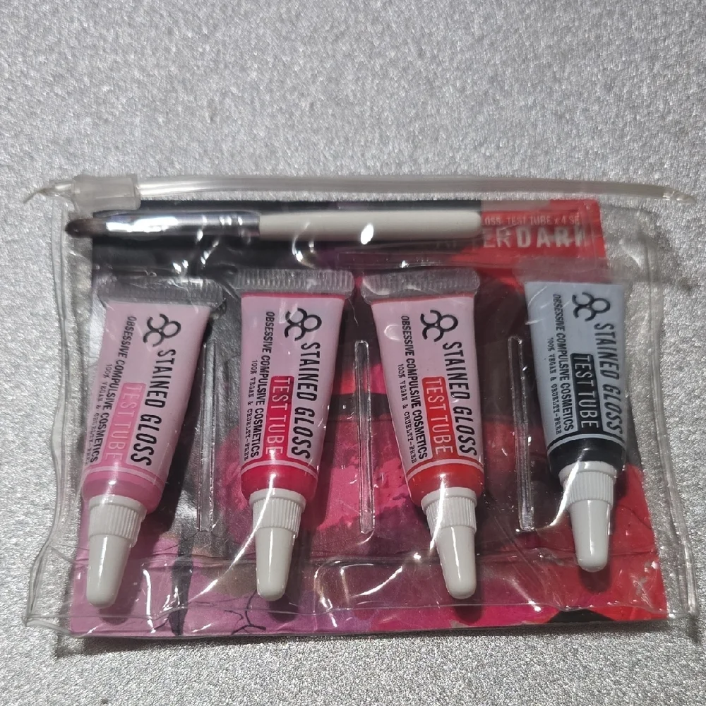 ❇️🧚‍♀️Obsessive Compulsive Cosmetics RARE Mini Stained Gloss Set NWT